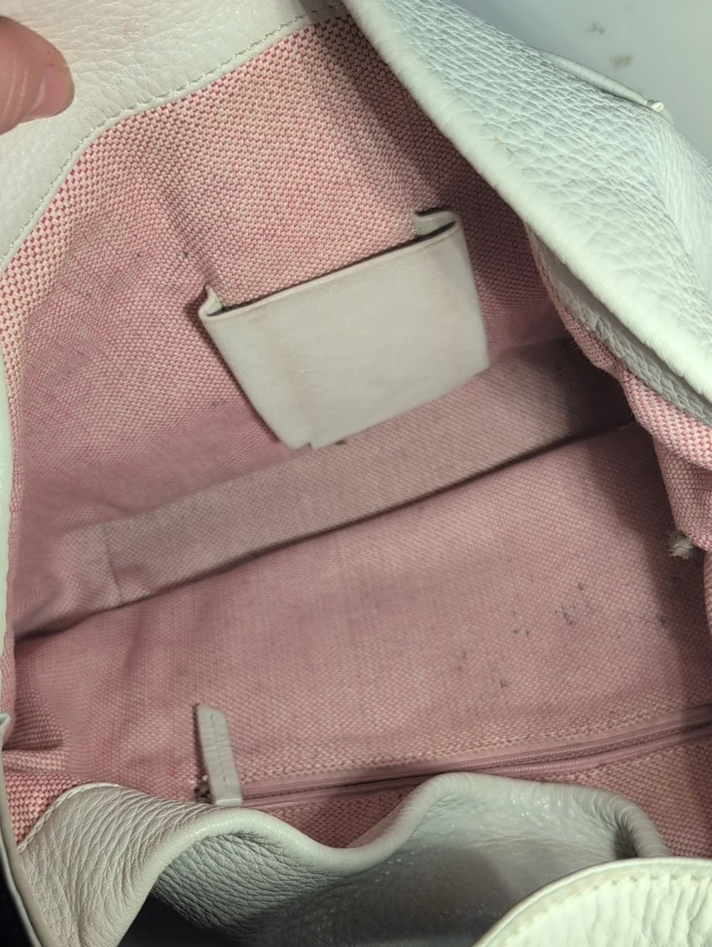 Dooney & Bourke Annalisa medium logo lock sac Cream.